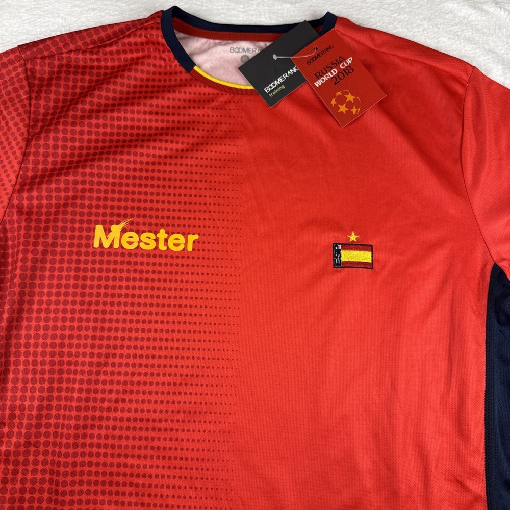 NWT Boomerang 2018 Russia World Cup‎ ESP Red Soccer Jersey Medium (50)